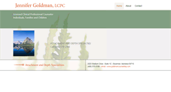 Desktop Screenshot of goldmancounseling.com
